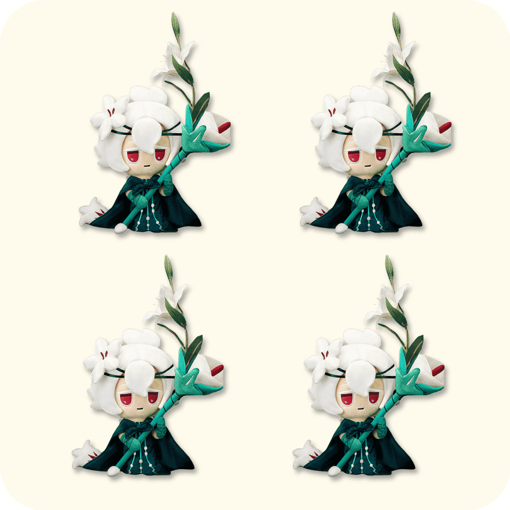 White Lily Plush 4PCS White Lily Plush 4PCS